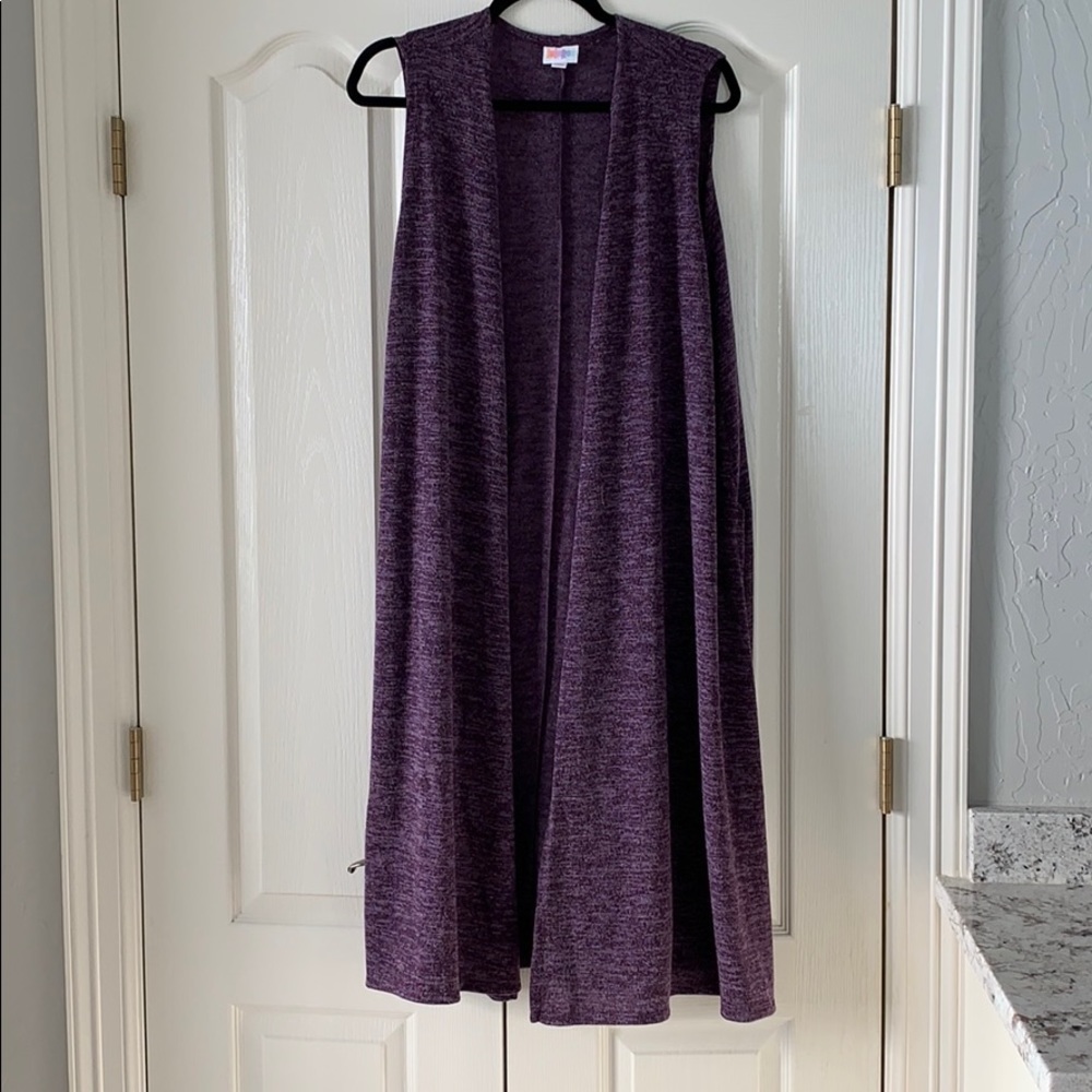 Lularoe Joy long vest, M